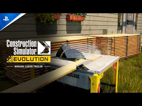 Construction Simulator: Evolution – Manual Labor Trailer | PS5 Games