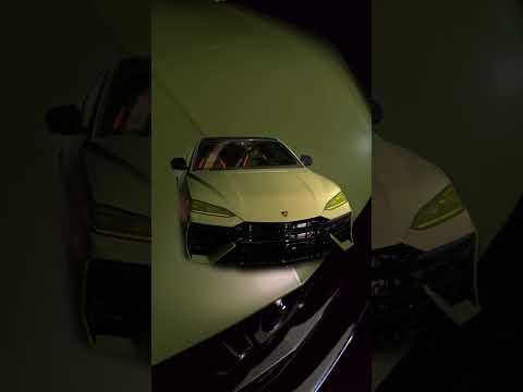 Halo & Lamborghini partnered to showcase a Lamborghini Urus with a custom livery worthy of a Spartan