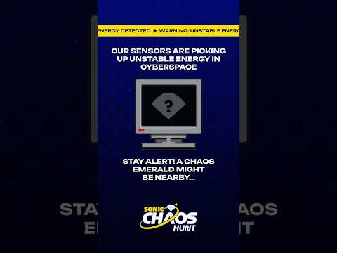 A Chaos Emerald has been detected in Cyberspace!