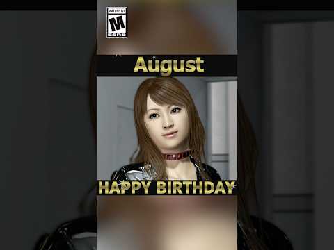 Celebrate some Like a Dragon & Yakuza series August birthdays with us!🎂🎉