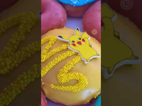 Krispy Kreme Pokémon Doughnuts Unboxing