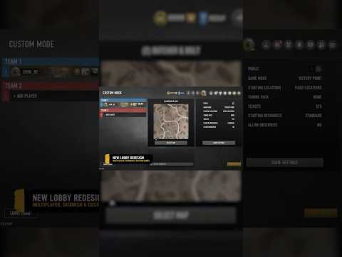 📣A new lobby experience has arrived with the 2.5.0 Update #CoH3