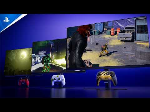 27″ Gaming Monitor with DualSense Charging Hook – Launch Trailer | PlayStation