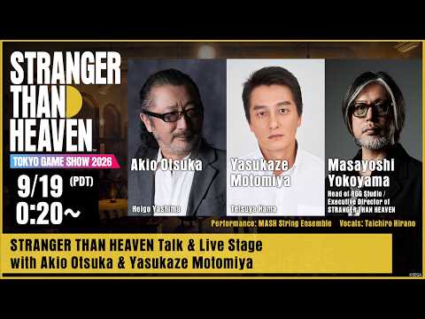 STRANGER THAN HEAVEN Talk Show & Live Stage with Akio Otsuka & Yasukaze Motomiya
