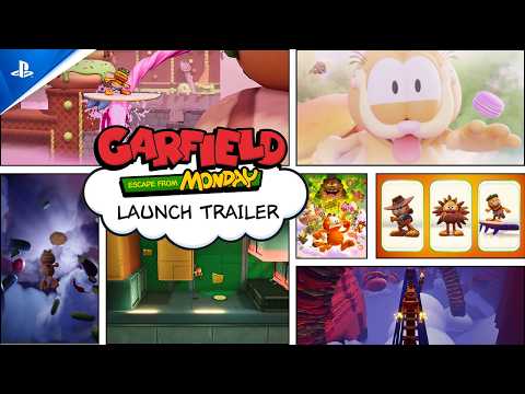 Garfield – Escape from Monday – Launch Trailer | PS5 Games