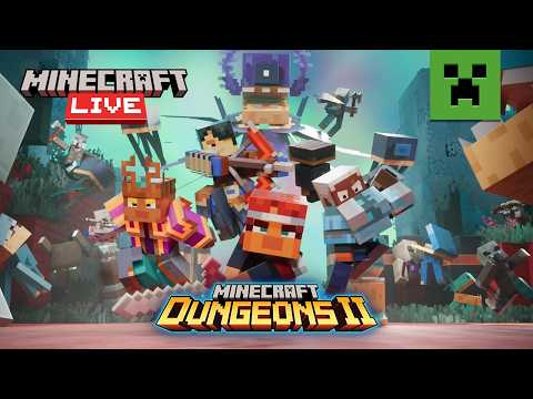 GET READY FOR MINECRAFT DUNGEONS II | Minecraft LIVE – SEPT 2026