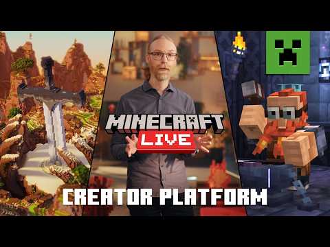 FIRST DETAILS: MINECRAFT CREATOR PLATFORM | Minecraft Live – SEPT 2026