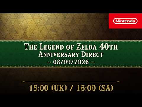 The Legend of Zelda 40th Anniversary Direct – 08/09/2026